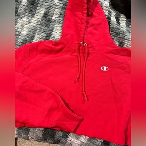 Cropped champion hoodie